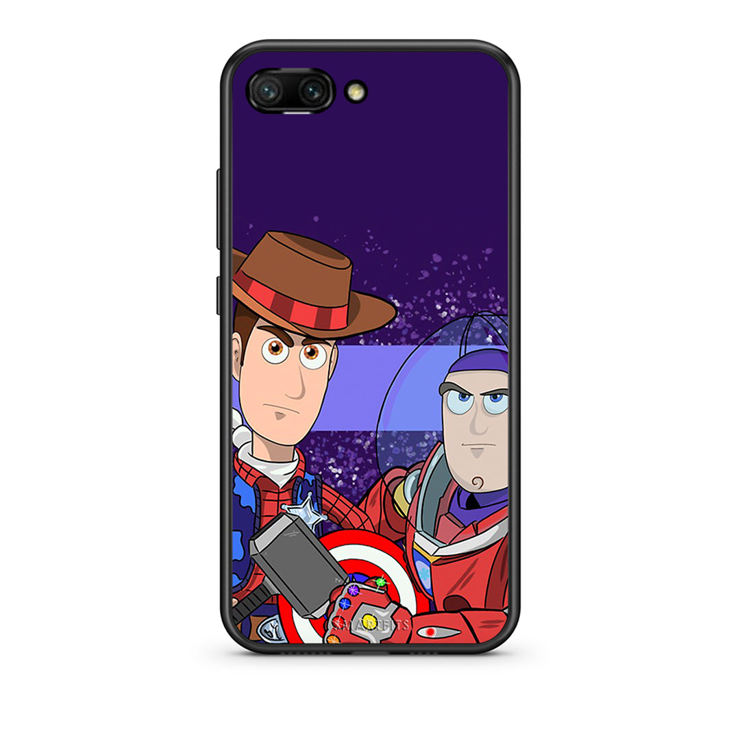 Honor 10 Infinity Story θήκη από τη Smartfits με σχέδιο στο πίσω μέρος και μαύρο περίβλημα | Smartphone case with colorful back and black bezels by Smartfits