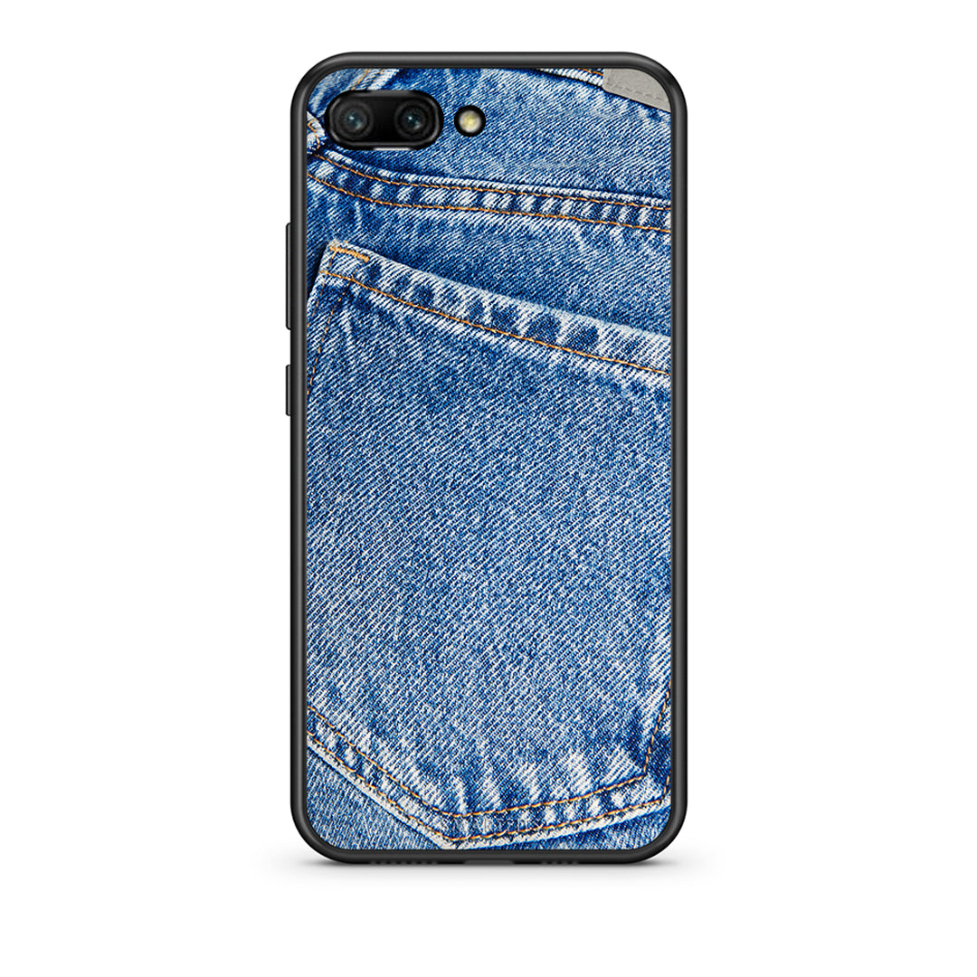 Honor 10 Jeans Pocket θήκη από τη Smartfits με σχέδιο στο πίσω μέρος και μαύρο περίβλημα | Smartphone case with colorful back and black bezels by Smartfits