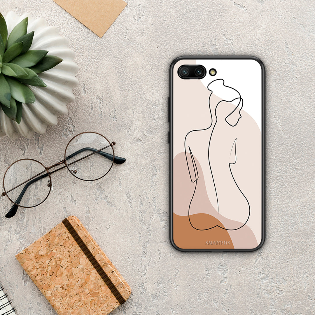 LineArt Woman - Honor 10 θήκη