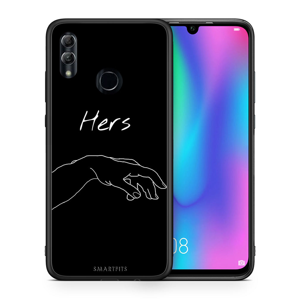 Θήκη Αγίου Βαλεντίνου Honor 10 Lite Aeshetic Love 1 από τη Smartfits με σχέδιο στο πίσω μέρος και μαύρο περίβλημα | Honor 10 Lite Aeshetic Love 1 case with colorful back and black bezels