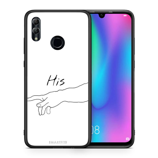 Θήκη Αγίου Βαλεντίνου Honor 8x Aeshetic Love 2 από τη Smartfits με σχέδιο στο πίσω μέρος και μαύρο περίβλημα | Honor 8x Aeshetic Love 2 case with colorful back and black bezels