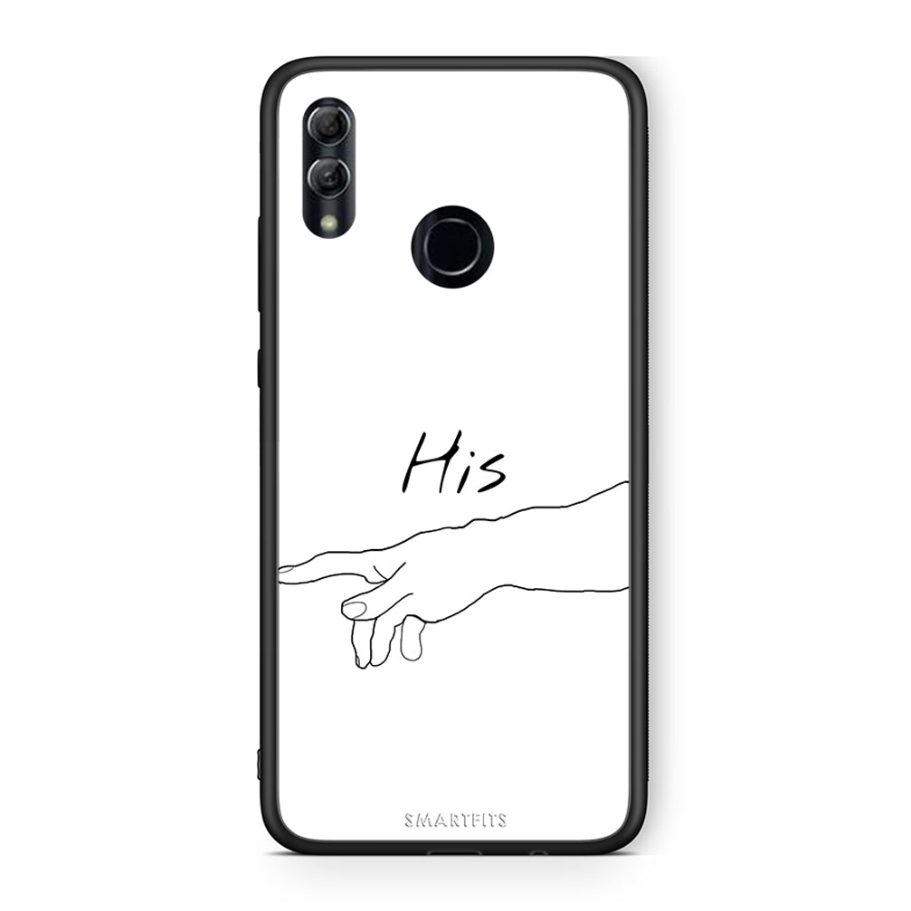 Honor 10 Lite Aeshetic Love 2 Θήκη Αγίου Βαλεντίνου από τη Smartfits με σχέδιο στο πίσω μέρος και μαύρο περίβλημα | Smartphone case with colorful back and black bezels by Smartfits