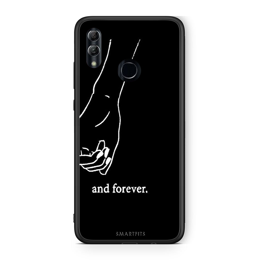 Honor 8x Always & Forever 2 Θήκη Αγίου Βαλεντίνου από τη Smartfits με σχέδιο στο πίσω μέρος και μαύρο περίβλημα | Smartphone case with colorful back and black bezels by Smartfits