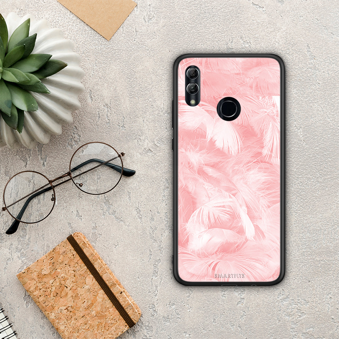 Boho Pink Feather - Honor 10 Lite θήκη