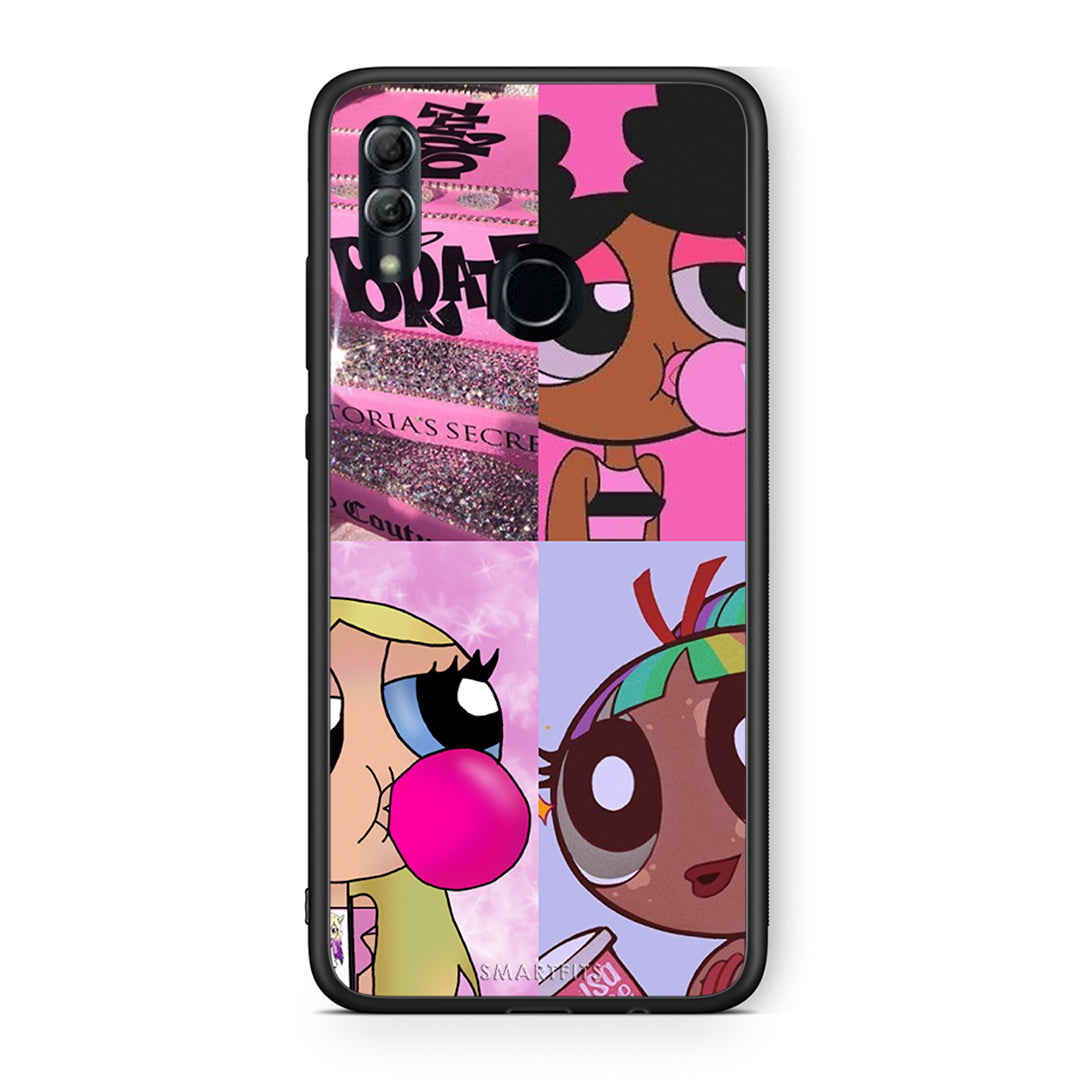 Honor 8x Bubble Girls Θήκη Αγίου Βαλεντίνου από τη Smartfits με σχέδιο στο πίσω μέρος και μαύρο περίβλημα | Smartphone case with colorful back and black bezels by Smartfits