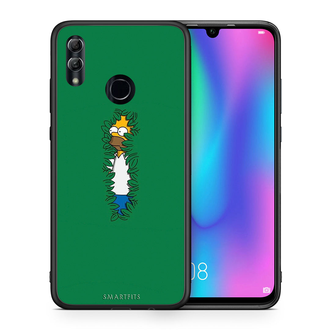 Θήκη Αγίου Βαλεντίνου Honor 8x Bush Man από τη Smartfits με σχέδιο στο πίσω μέρος και μαύρο περίβλημα | Honor 8x Bush Man case with colorful back and black bezels