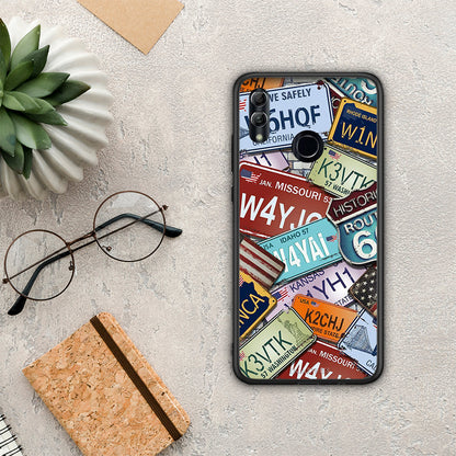 Car Plates - Honor 8x θήκη