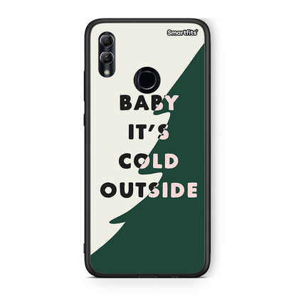 Huawei Honor 10 Lite Cold Outside θήκη από τη Smartfits με σχέδιο στο πίσω μέρος και μαύρο περίβλημα | Smartphone case with colorful back and black bezels by Smartfits