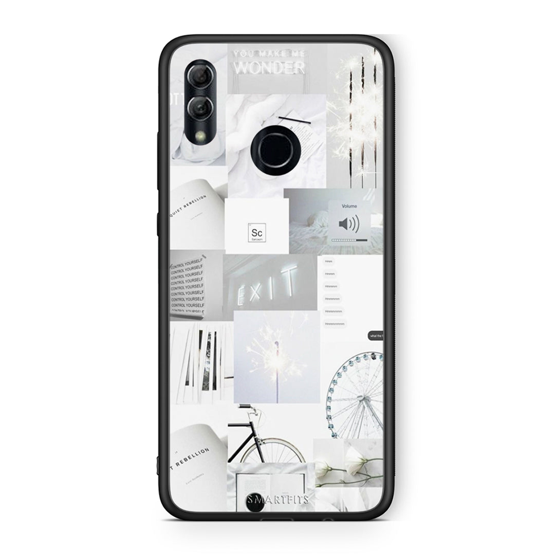 Honor 10 Lite Collage Make Me Wonder Θήκη Αγίου Βαλεντίνου από τη Smartfits με σχέδιο στο πίσω μέρος και μαύρο περίβλημα | Smartphone case with colorful back and black bezels by Smartfits