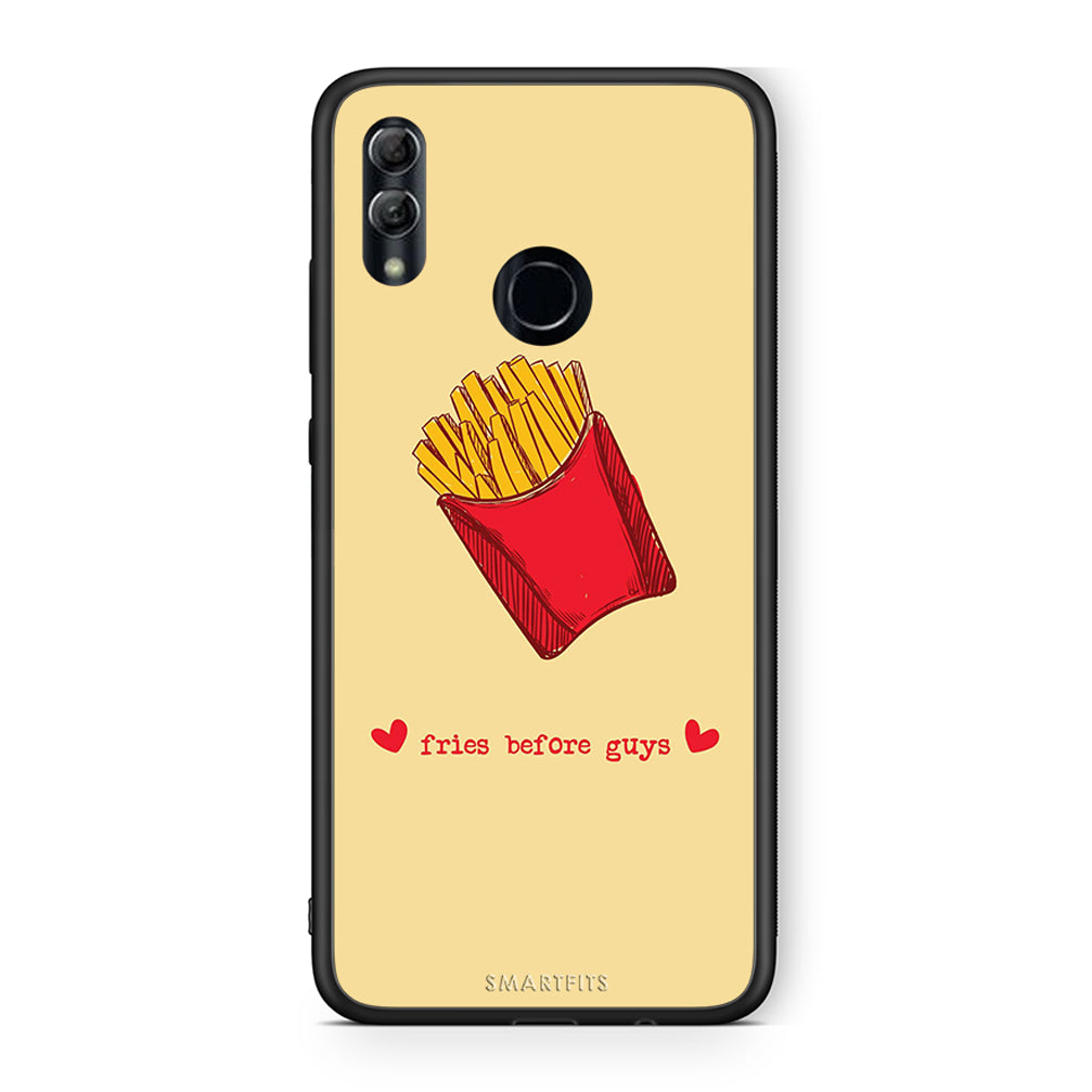 Honor 10 Lite Fries Before Guys Θήκη Αγίου Βαλεντίνου από τη Smartfits με σχέδιο στο πίσω μέρος και μαύρο περίβλημα | Smartphone case with colorful back and black bezels by Smartfits