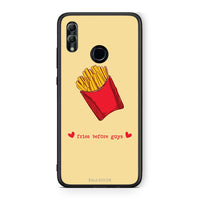Thumbnail for Honor 10 Lite Fries Before Guys Θήκη Αγίου Βαλεντίνου από τη Smartfits με σχέδιο στο πίσω μέρος και μαύρο περίβλημα | Smartphone case with colorful back and black bezels by Smartfits