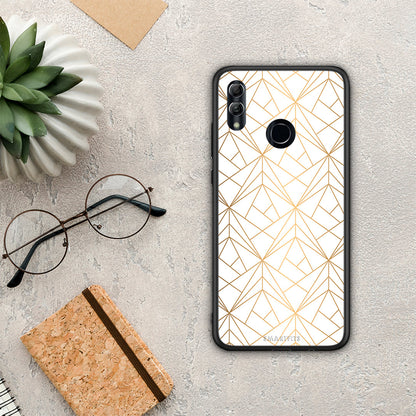 Geometric Luxury White - Honor 10 Lite θήκη