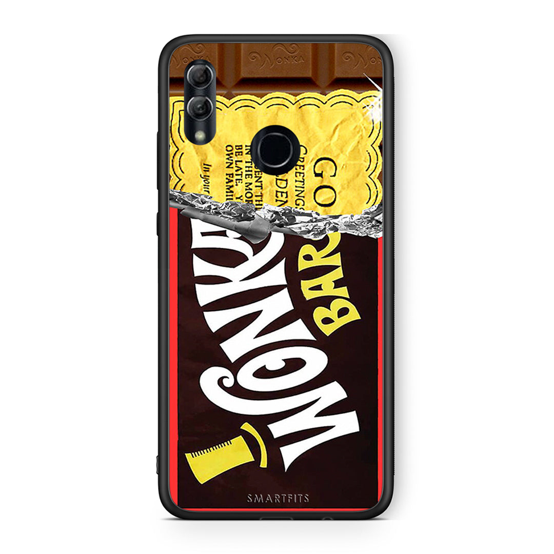 Honor 8x Golden Ticket θήκη από τη Smartfits με σχέδιο στο πίσω μέρος και μαύρο περίβλημα | Smartphone case with colorful back and black bezels by Smartfits