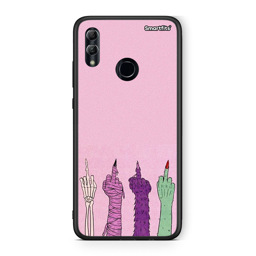 Honor 10 Lite Halloween Be A Lady Θήκη από τη Smartfits με σχέδιο στο πίσω μέρος και μαύρο περίβλημα | Smartphone case with colorful back and black bezels by Smartfits