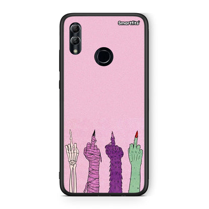 Honor 10 Lite Halloween Be A Lady Θήκη από τη Smartfits με σχέδιο στο πίσω μέρος και μαύρο περίβλημα | Smartphone case with colorful back and black bezels by Smartfits