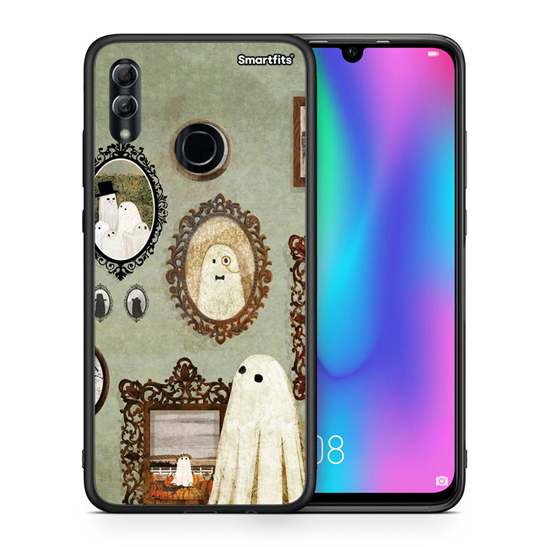 Θήκη Honor 8x Halloween Ghost Season από τη Smartfits με σχέδιο στο πίσω μέρος και μαύρο περίβλημα | Honor 8x Halloween Ghost Season case with colorful back and black bezels