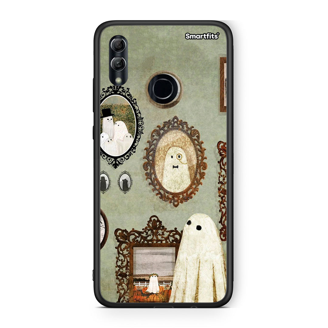 Honor 8x Halloween Ghost Season Θήκη από τη Smartfits με σχέδιο στο πίσω μέρος και μαύρο περίβλημα | Smartphone case with colorful back and black bezels by Smartfits