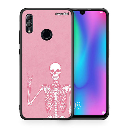 Θήκη Honor 10 Lite Halloween Motivation από τη Smartfits με σχέδιο στο πίσω μέρος και μαύρο περίβλημα | Honor 10 Lite Halloween Motivation case with colorful back and black bezels