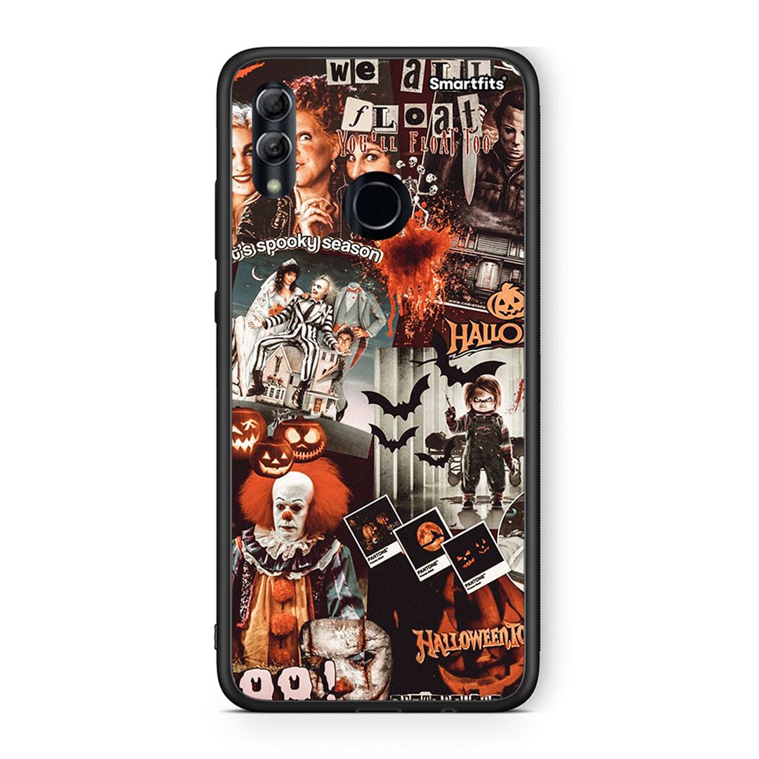 Honor 10 Lite Halloween Spooky Season Θήκη από τη Smartfits με σχέδιο στο πίσω μέρος και μαύρο περίβλημα | Smartphone case with colorful back and black bezels by Smartfits