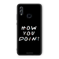 Thumbnail for Honor 8x How You Doin θήκη από τη Smartfits με σχέδιο στο πίσω μέρος και μαύρο περίβλημα | Smartphone case with colorful back and black bezels by Smartfits