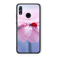 Thumbnail for Honor 10 Lite Ladybug Flower θήκη από τη Smartfits με σχέδιο στο πίσω μέρος και μαύρο περίβλημα | Smartphone case with colorful back and black bezels by Smartfits