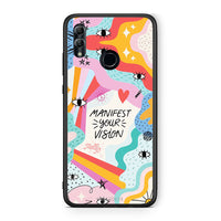 Thumbnail for Honor 10 Lite Manifest Your Vision θήκη από τη Smartfits με σχέδιο στο πίσω μέρος και μαύρο περίβλημα | Smartphone case with colorful back and black bezels by Smartfits