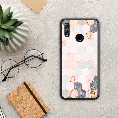 Marble Hexagon Pink - Honor 8x θήκη