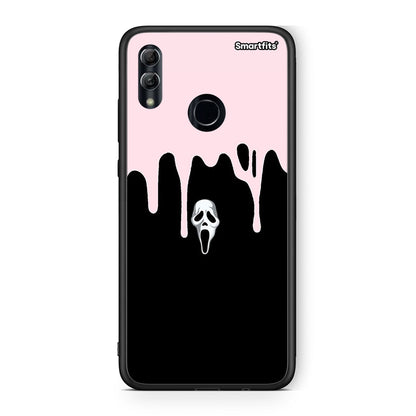 Honor 10 Lite Melting Halloween Mask Θήκη από τη Smartfits με σχέδιο στο πίσω μέρος και μαύρο περίβλημα | Smartphone case with colorful back and black bezels by Smartfits
