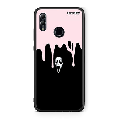 Honor 8x Melting Halloween Mask Θήκη από τη Smartfits με σχέδιο στο πίσω μέρος και μαύρο περίβλημα | Smartphone case with colorful back and black bezels by Smartfits