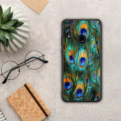 Real Peacock Feathers - Honor 10 Lite θήκη