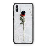 Thumbnail for Honor 10 Lite Red Rose θήκη από τη Smartfits με σχέδιο στο πίσω μέρος και μαύρο περίβλημα | Smartphone case with colorful back and black bezels by Smartfits