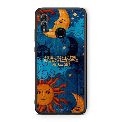 Honor 10 Lite Screaming Sky θήκη από τη Smartfits με σχέδιο στο πίσω μέρος και μαύρο περίβλημα | Smartphone case with colorful back and black bezels by Smartfits