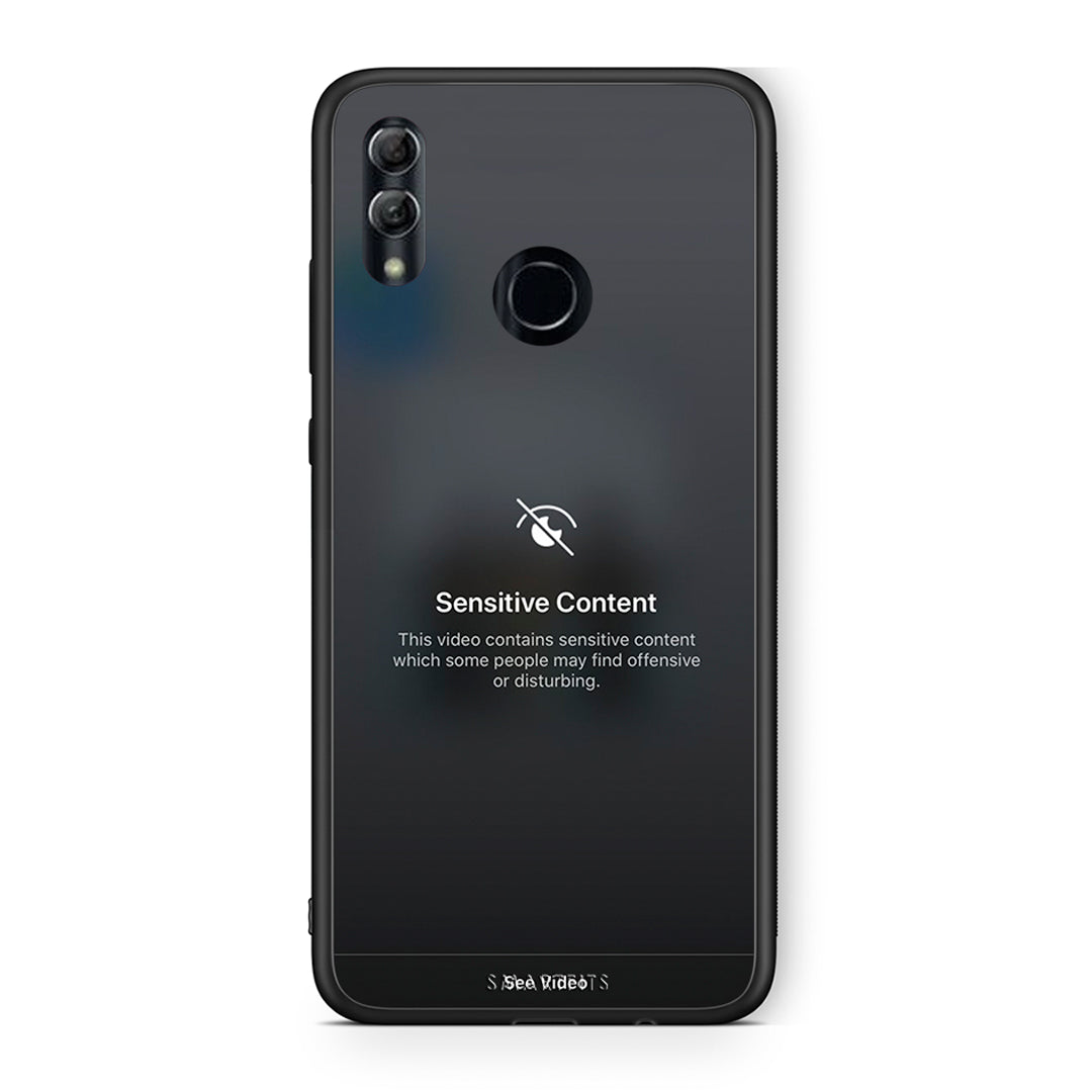Honor 10 Lite Sensitive Content θήκη από τη Smartfits με σχέδιο στο πίσω μέρος και μαύρο περίβλημα | Smartphone case with colorful back and black bezels by Smartfits