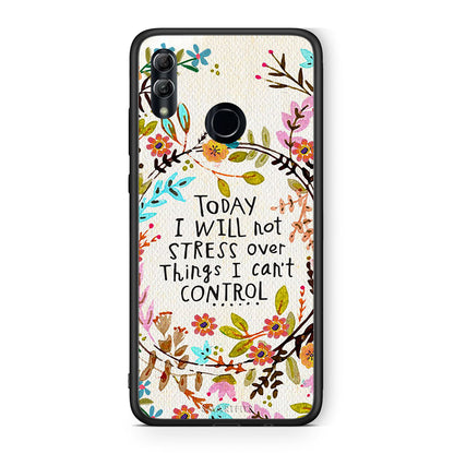 Honor 10 Lite Stress Over θήκη από τη Smartfits με σχέδιο στο πίσω μέρος και μαύρο περίβλημα | Smartphone case with colorful back and black bezels by Smartfits