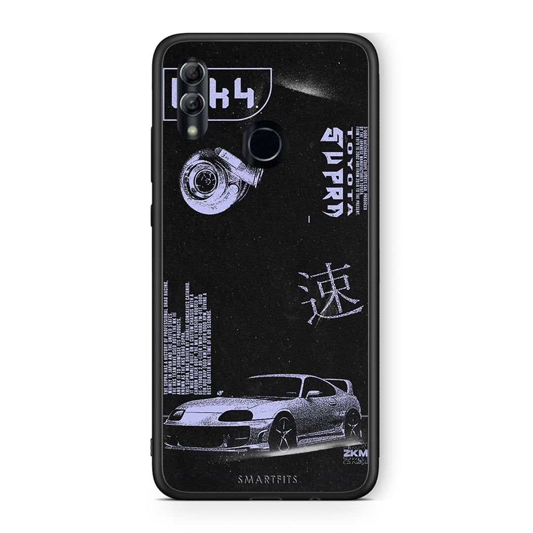 Honor 8x Tokyo Drift Θήκη Αγίου Βαλεντίνου από τη Smartfits με σχέδιο στο πίσω μέρος και μαύρο περίβλημα | Smartphone case with colorful back and black bezels by Smartfits