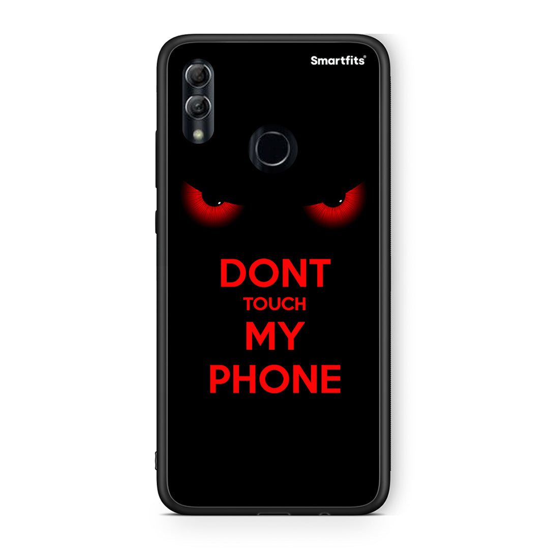 Honor 10 Lite Touch My Phone Θήκη από τη Smartfits με σχέδιο στο πίσω μέρος και μαύρο περίβλημα | Smartphone case with colorful back and black bezels by Smartfits