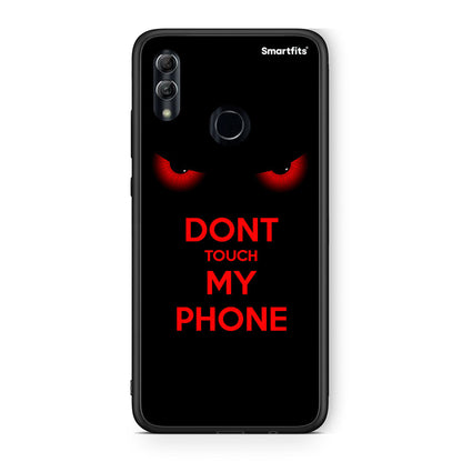 Honor 8x Touch My Phone Θήκη από τη Smartfits με σχέδιο στο πίσω μέρος και μαύρο περίβλημα | Smartphone case with colorful back and black bezels by Smartfits