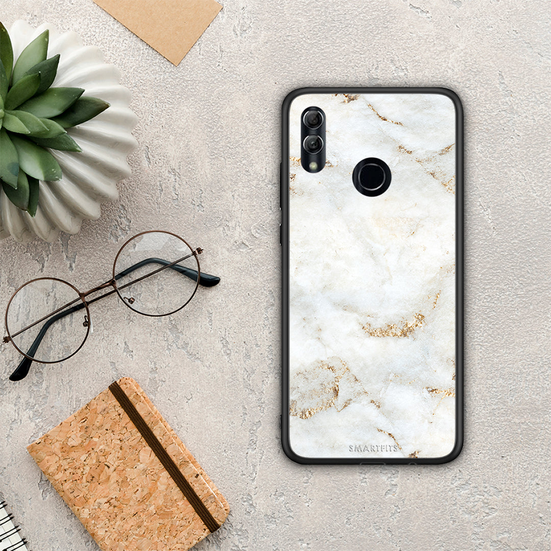 White Gold Marble - Honor 10 Lite θήκη