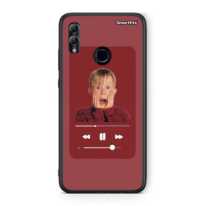 Huawei Honor 10 Lite Xmas Alone Music θήκη από τη Smartfits με σχέδιο στο πίσω μέρος και μαύρο περίβλημα | Smartphone case with colorful back and black bezels by Smartfits