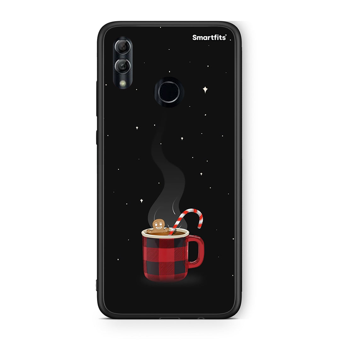 Huawei Honor 10 Lite Xmas Bathing θήκη από τη Smartfits με σχέδιο στο πίσω μέρος και μαύρο περίβλημα | Smartphone case with colorful back and black bezels by Smartfits