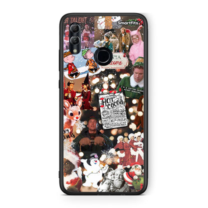 Huawei Honor 10 Lite Xmas Movies θήκη από τη Smartfits με σχέδιο στο πίσω μέρος και μαύρο περίβλημα | Smartphone case with colorful back and black bezels by Smartfits