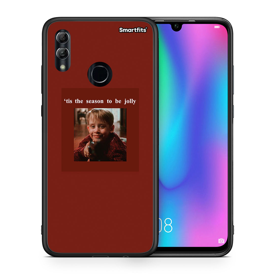 Θήκη Honor 10 Lite Xmas Ultimate Spirit από τη Smartfits με σχέδιο στο πίσω μέρος και μαύρο περίβλημα | Honor 10 Lite Xmas Ultimate Spirit case with colorful back and black bezels