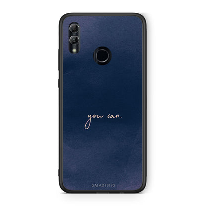 Honor 8x You Can θήκη από τη Smartfits με σχέδιο στο πίσω μέρος και μαύρο περίβλημα | Smartphone case with colorful back and black bezels by Smartfits