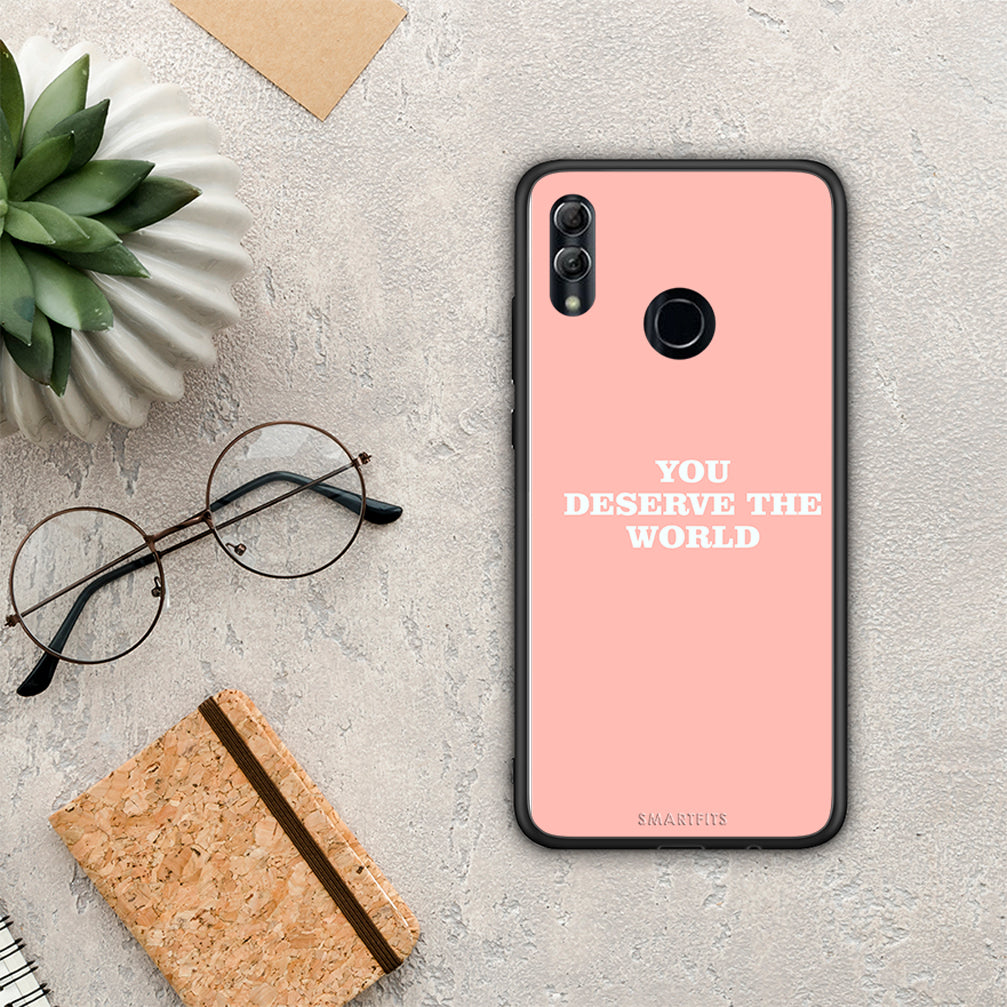 You Deserve The World - Honor 10 Lite θήκη