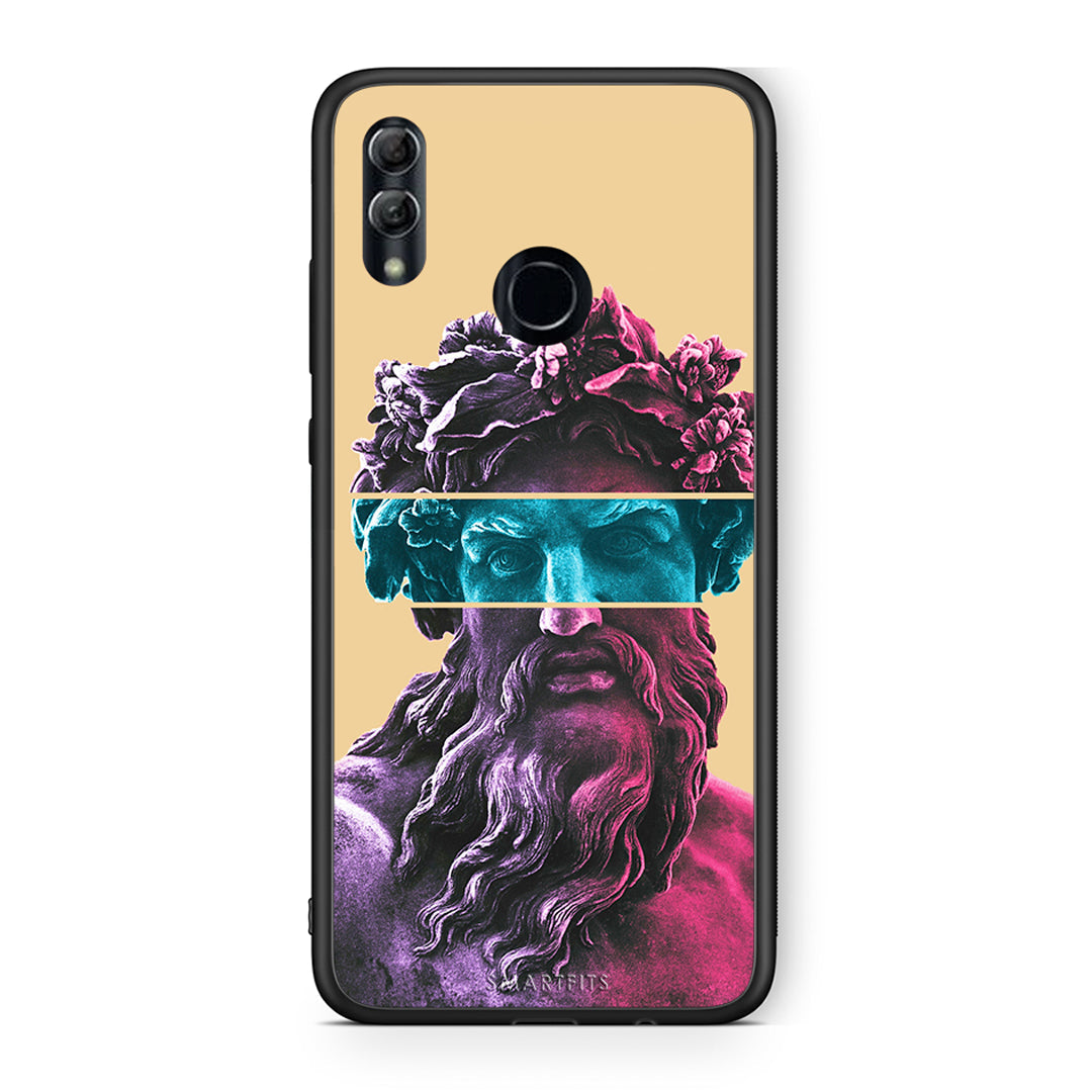 Honor 8x Zeus Art Θήκη Αγίου Βαλεντίνου από τη Smartfits με σχέδιο στο πίσω μέρος και μαύρο περίβλημα | Smartphone case with colorful back and black bezels by Smartfits