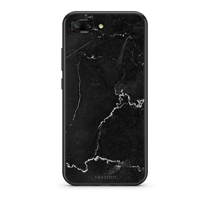 Huawei Honor 10 Marble Black θήκη από τη Smartfits με σχέδιο στο πίσω μέρος και μαύρο περίβλημα | Smartphone case with colorful back and black bezels by Smartfits