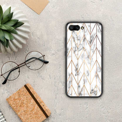 Marble Gold Geometric - Honor 10 θήκη
