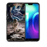 Thumbnail for Θήκη Honor 10 More Space από τη Smartfits με σχέδιο στο πίσω μέρος και μαύρο περίβλημα | Honor 10 More Space case with colorful back and black bezels