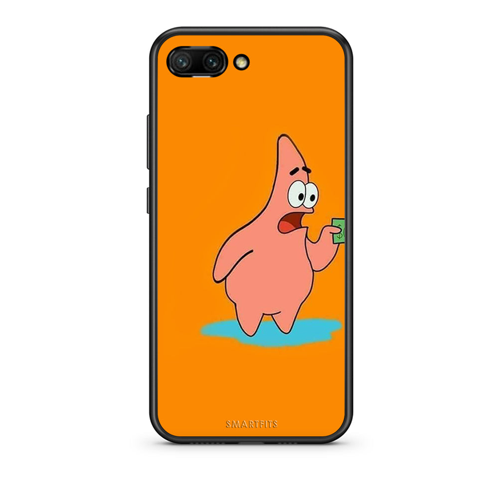 Honor 10 No Money 1 Θήκη Αγίου Βαλεντίνου από τη Smartfits με σχέδιο στο πίσω μέρος και μαύρο περίβλημα | Smartphone case with colorful back and black bezels by Smartfits