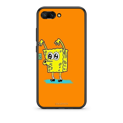 Honor 10 No Money 2 Θήκη Αγίου Βαλεντίνου από τη Smartfits με σχέδιο στο πίσω μέρος και μαύρο περίβλημα | Smartphone case with colorful back and black bezels by Smartfits